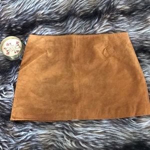 Brown Leather Mini